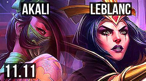 akali vs leblanc tips